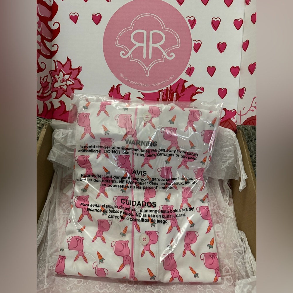Roller Rabbit Romy the Rabbit Polo Pajamas sold out NWT - Picture 4 of 7